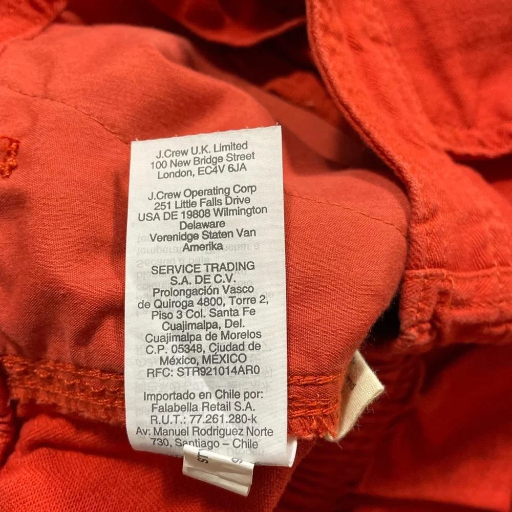 Madewell Camp Shorts in Thai Chili (K)